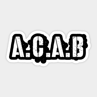 A.C,A.B Sticker